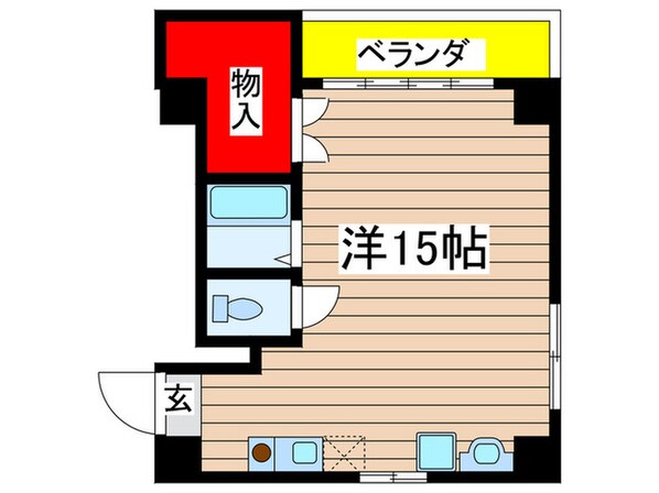 ドルフィン六番(3Ｆ)の物件間取画像